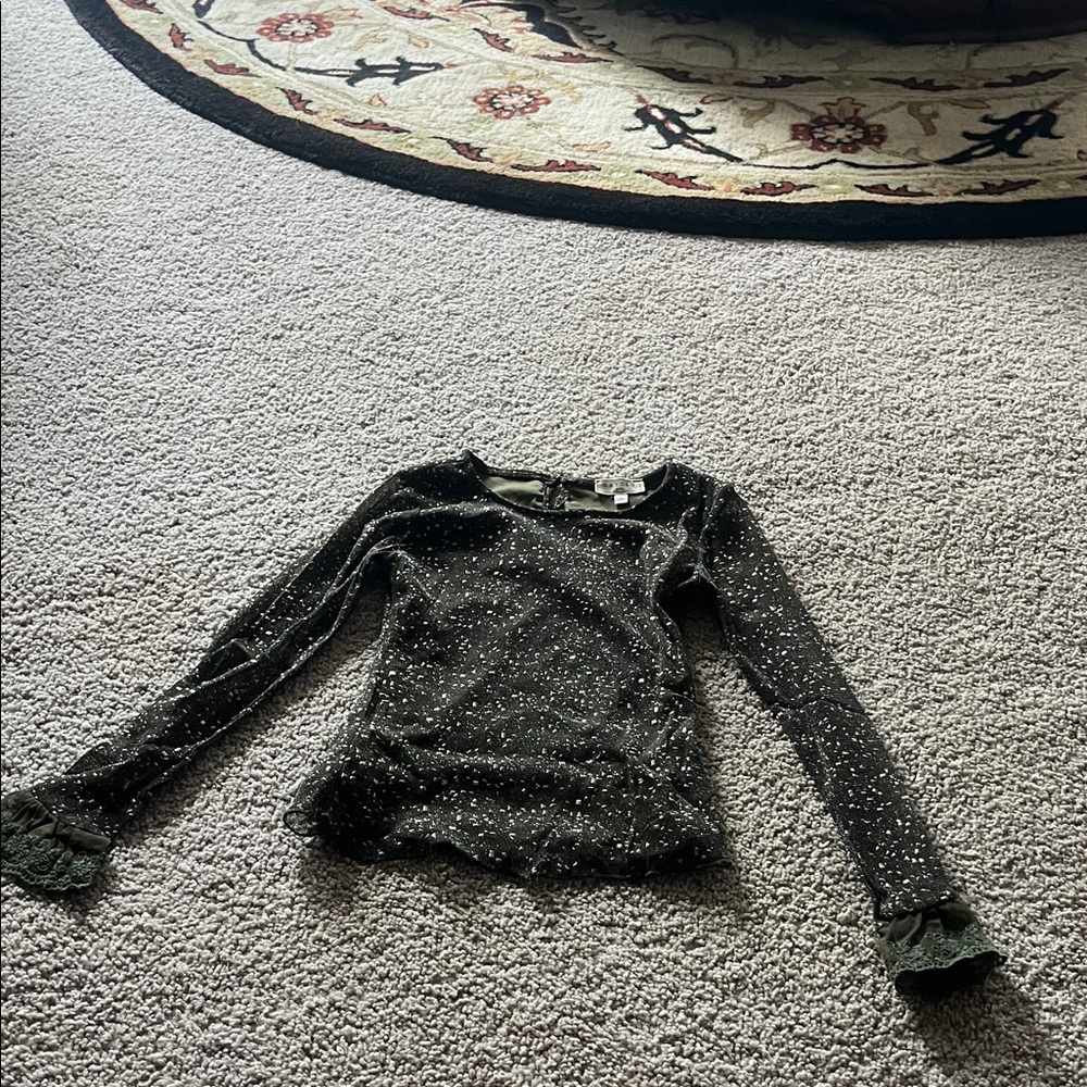 Elegant Black Long Sleeve Top
